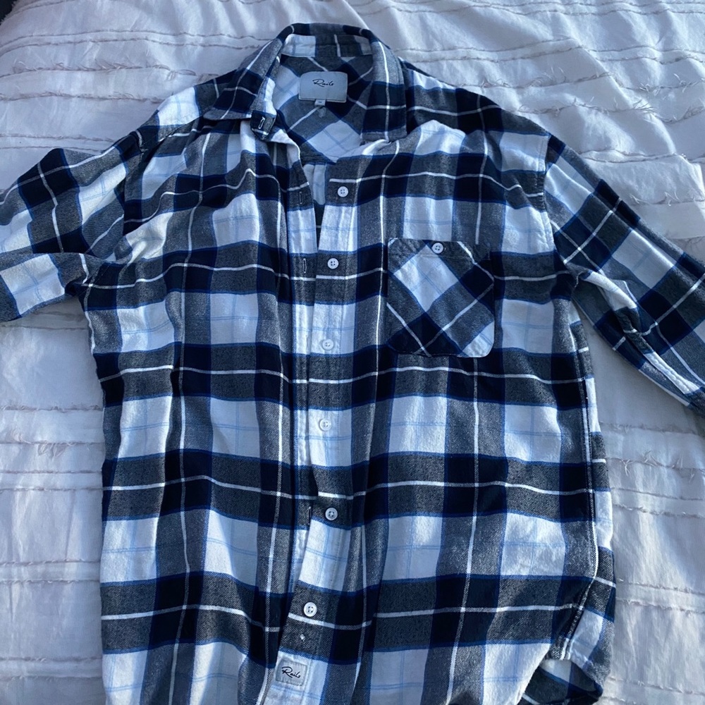 Rails plaid button up